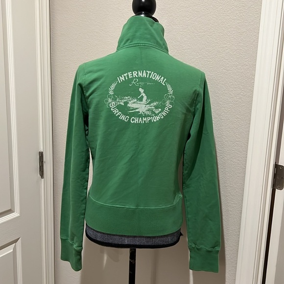 Vintage Roxy Surf Hawaii Zip Up Funnel Neck Jacket - Picture 4 of 9